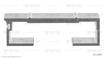 Cargo Floor - aluminium profil 13500mm 6/112mm