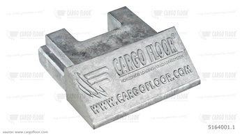 Cargo Floor - padló profil záróvég aluminium 97mm